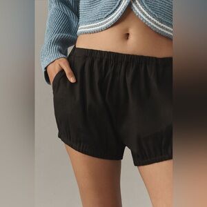✨ Anthropologie Linen Bloomer Shorts Sz L